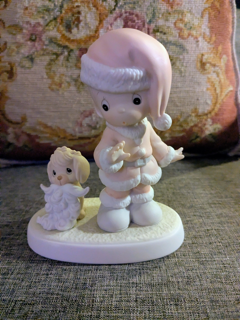" Wishing You A Ho Ho Ho" Precious Moments Figurine. Excellent Condition.